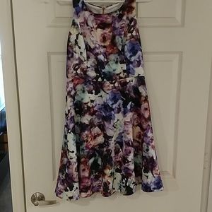Floral midlengh dress